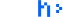 NFTh brand logo in uppercase and lowercase, where the letters NFT are white, and the letter h is blue