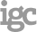 Logo da marca IGC em letras maiúsculas cinzas