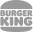 Logo da marca BURGER KING em letras maiúsculas cinzas
